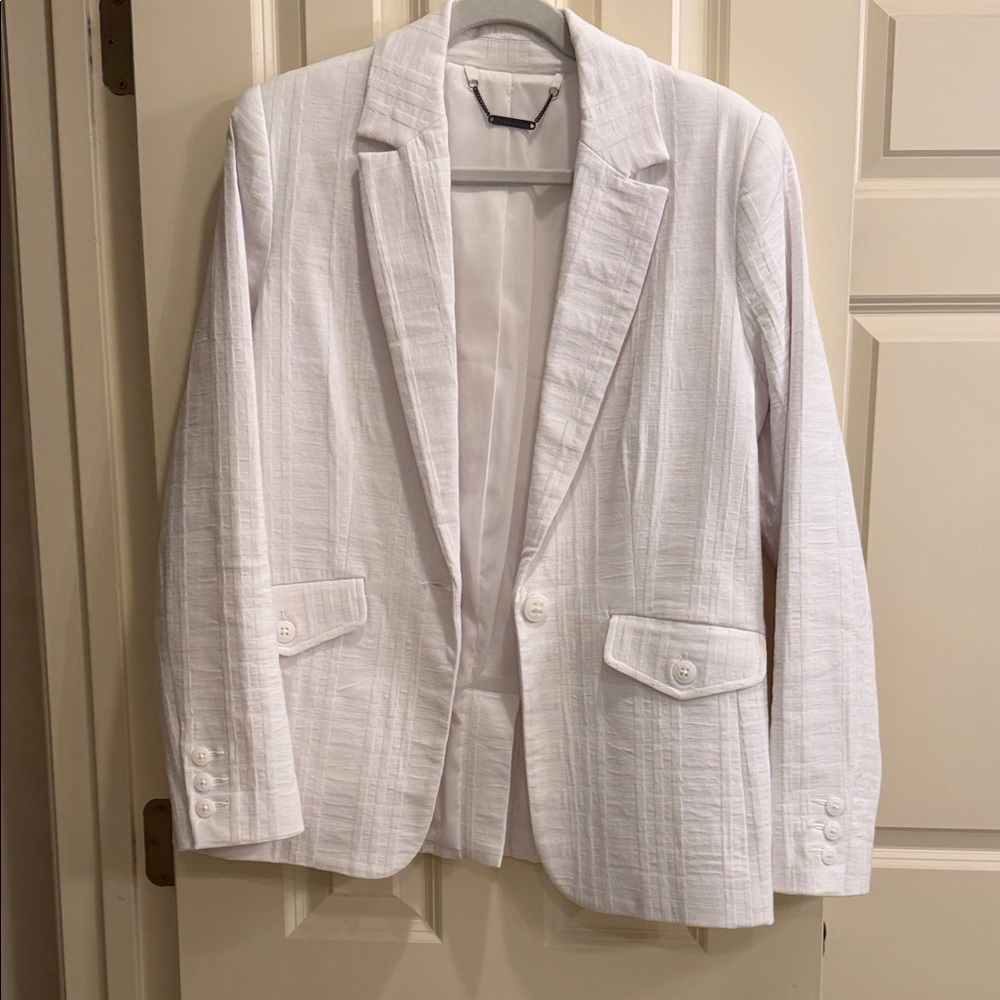 Trina Turk White North Beach Blazer